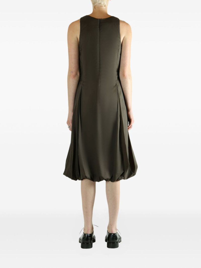 gathered midi dress 4