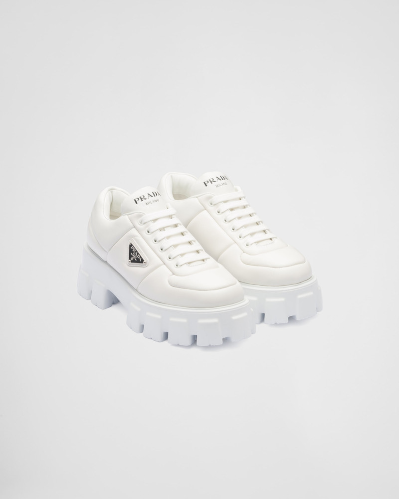 Soft padded nappa leather lace-up shoes 1