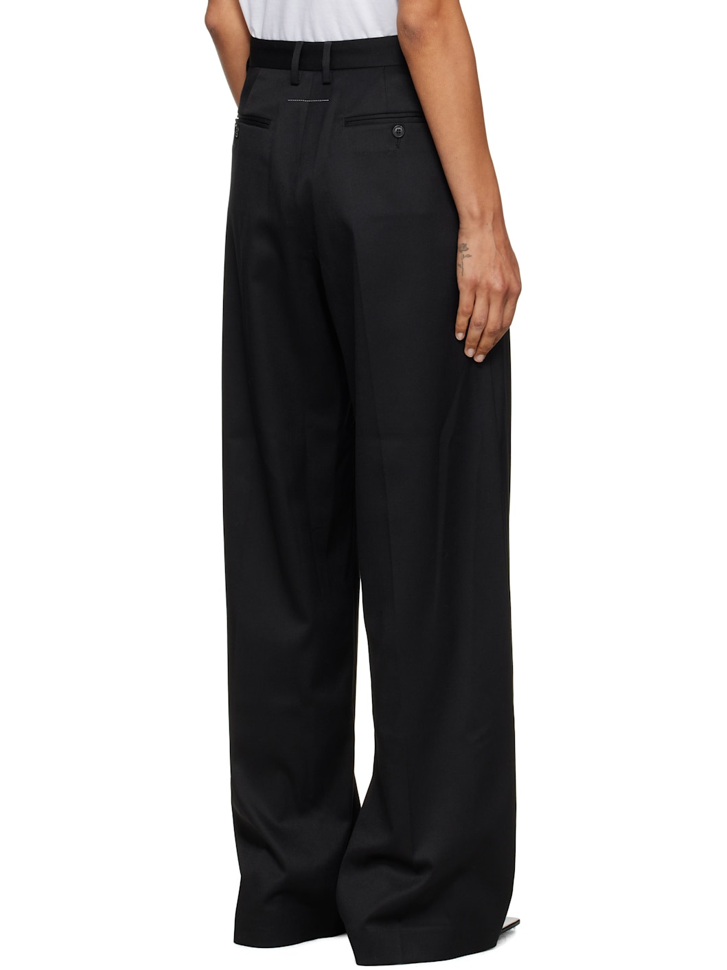 Black Tailored Trousers - 3