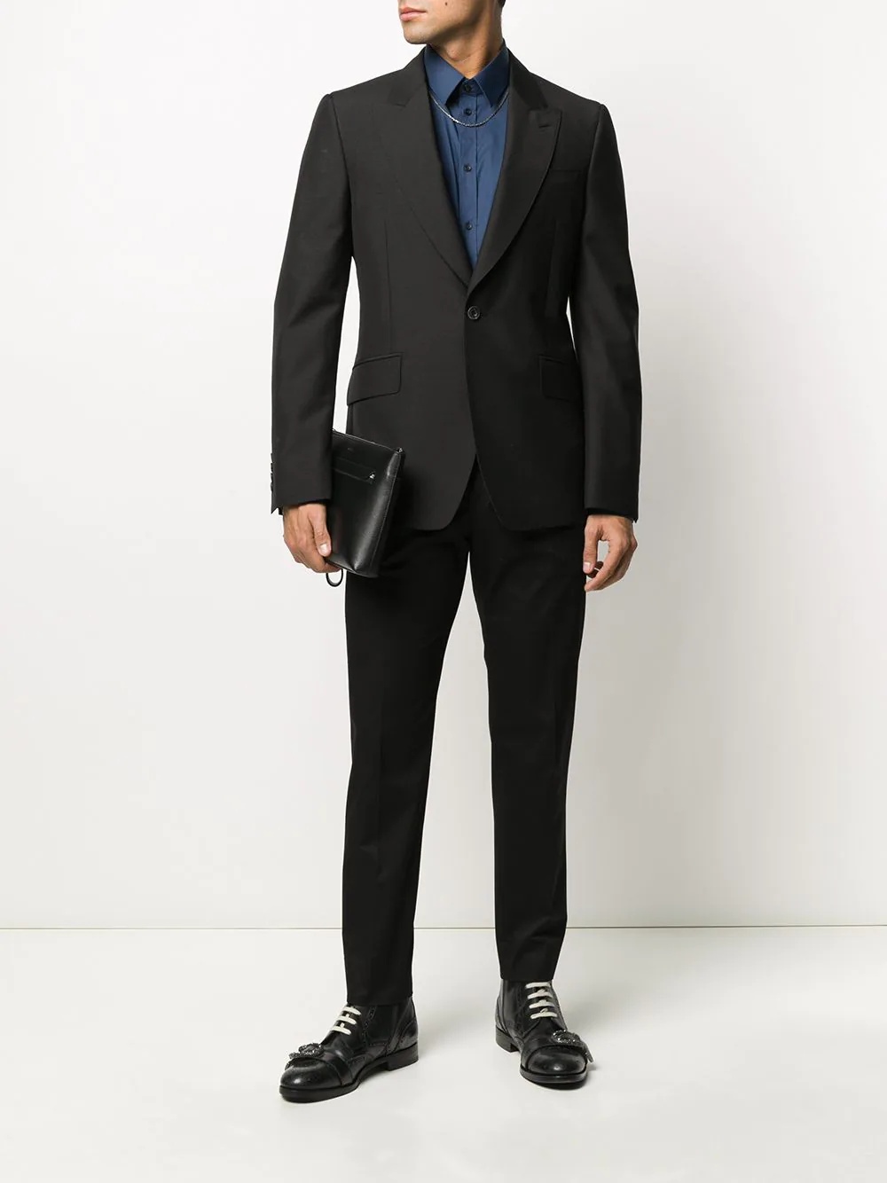 tailored straight-leg trousers - 2