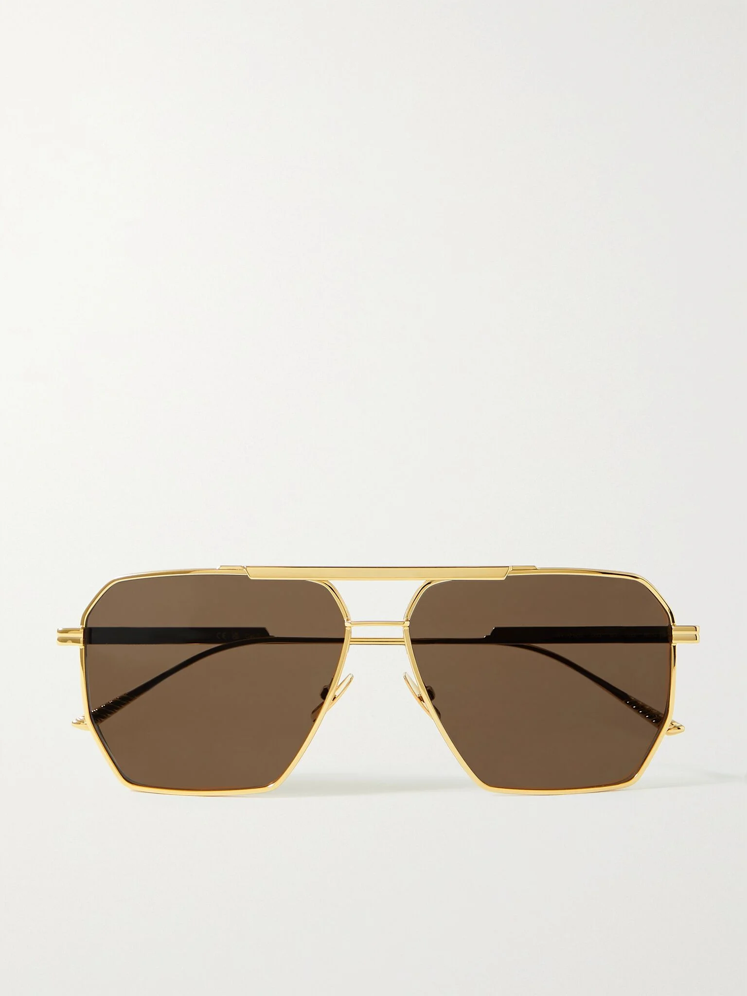 Original aviator-style gold-tone sunglasses Gold - 1