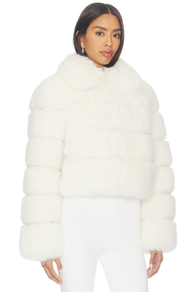 GENERATION LOVE Madison Faux Fur Jacket outlook