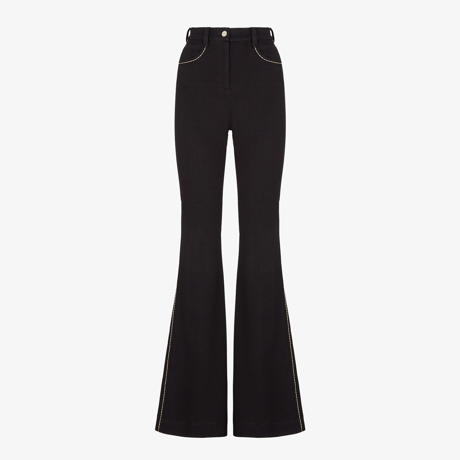 Black denim pants - 1