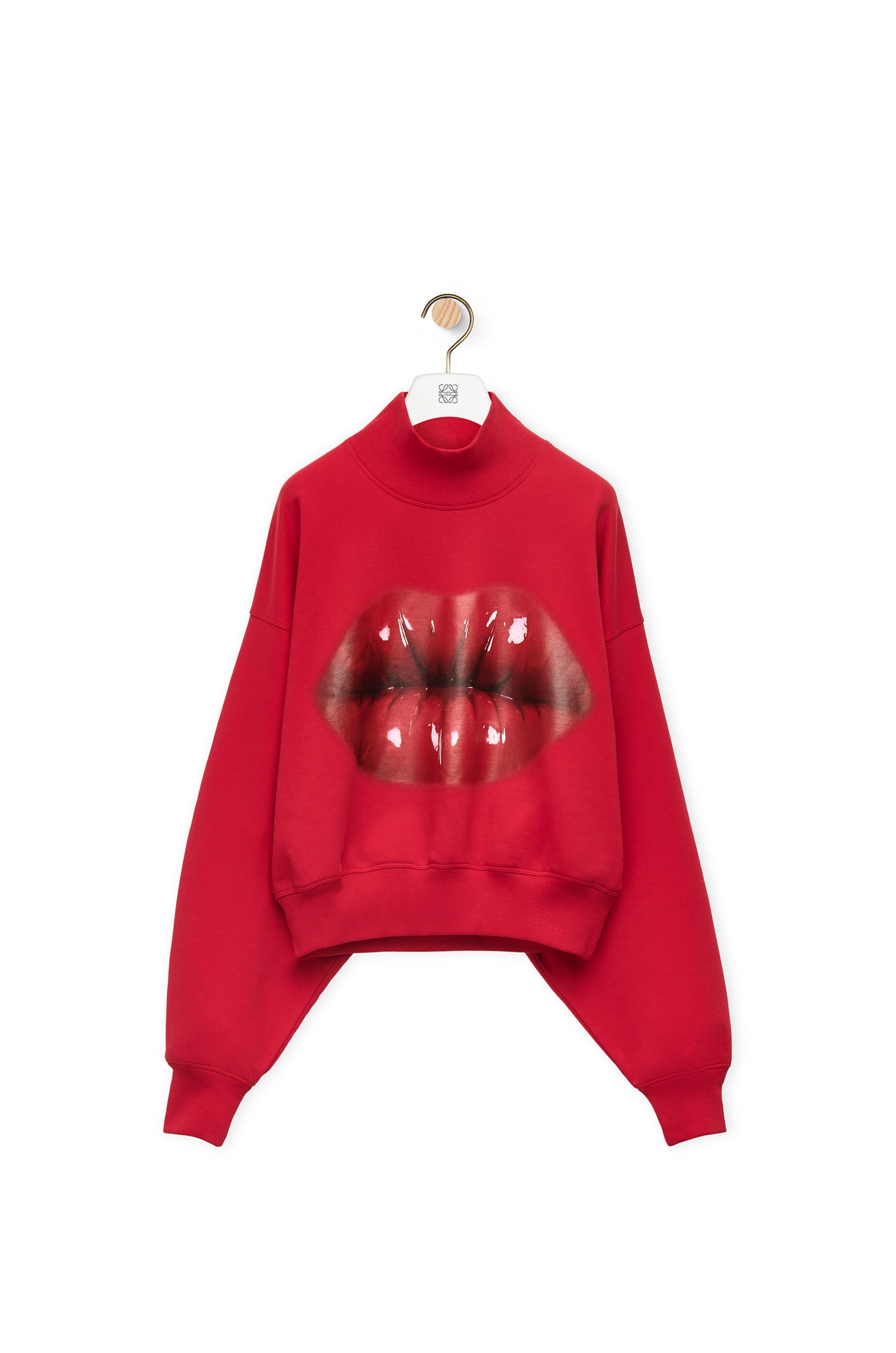 Loewe lips sweatshirt in cotton - 1