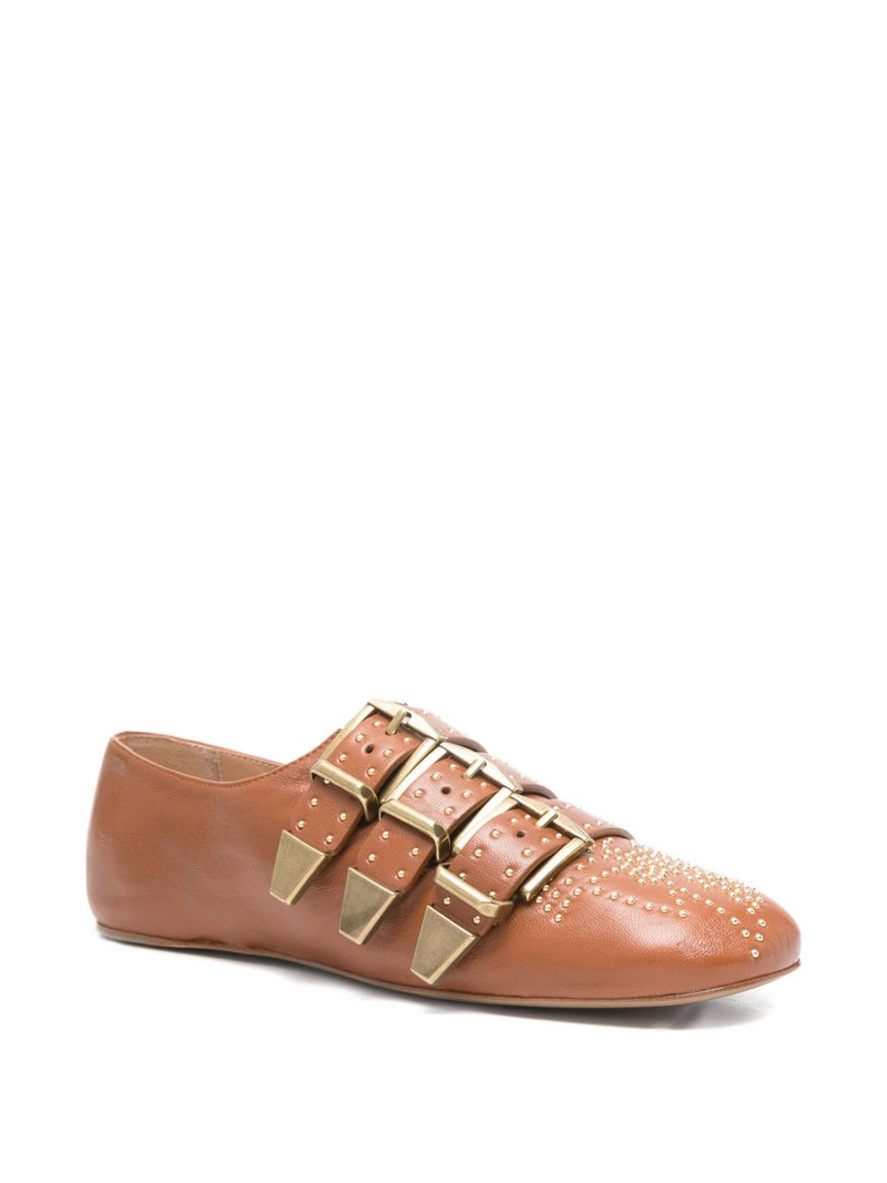 Chloé Susanna buckle studded shoes outlook