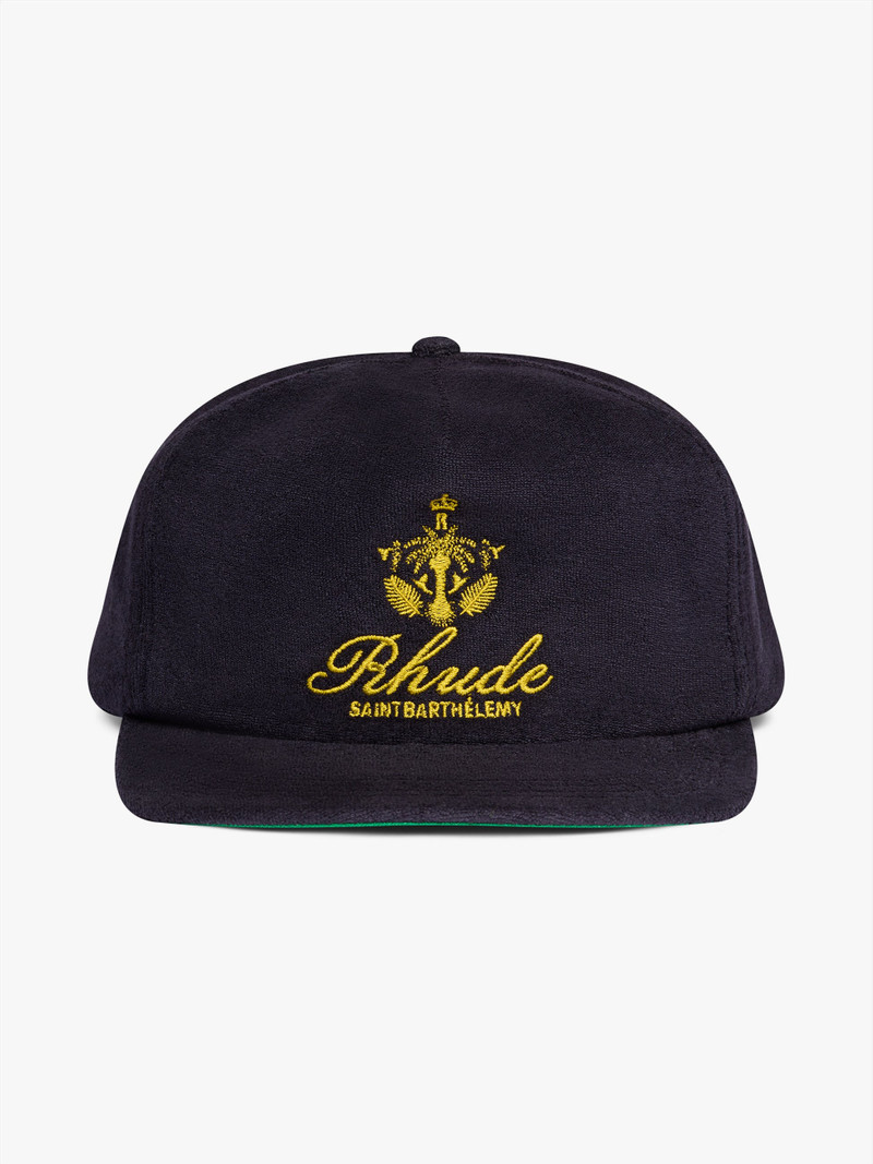 TERRY CLOTH CREST HAT 1