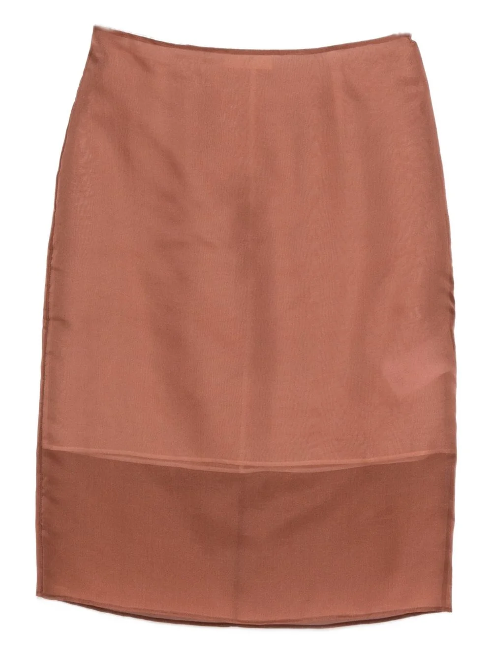 panelled midi skirt - 1