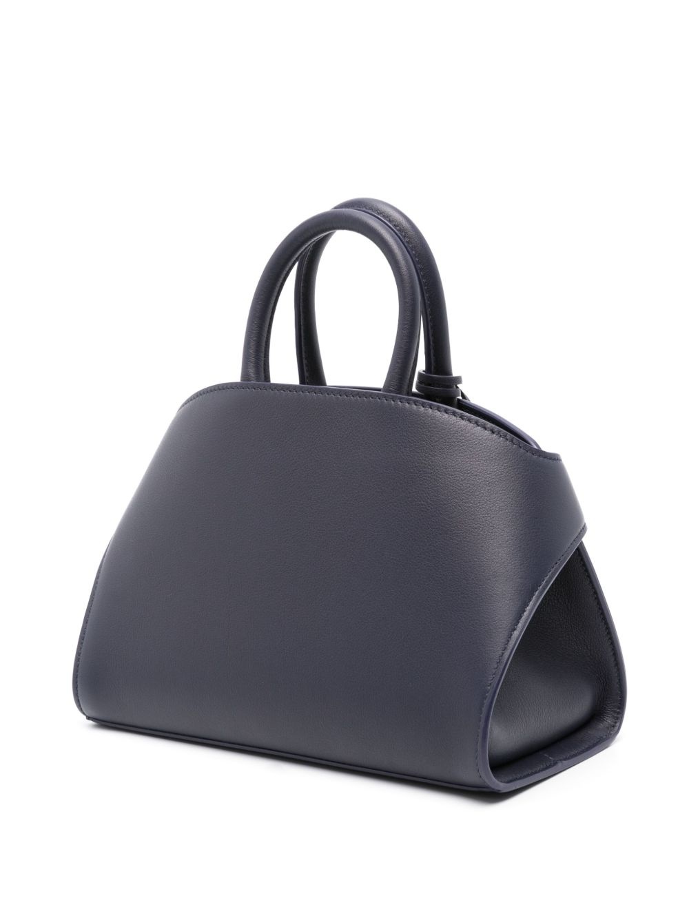 logo-print leather tote bag - 3