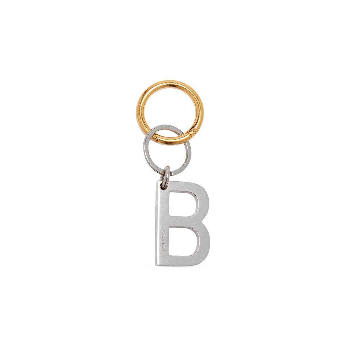 B Chain Keychain in Silver/gold - 1