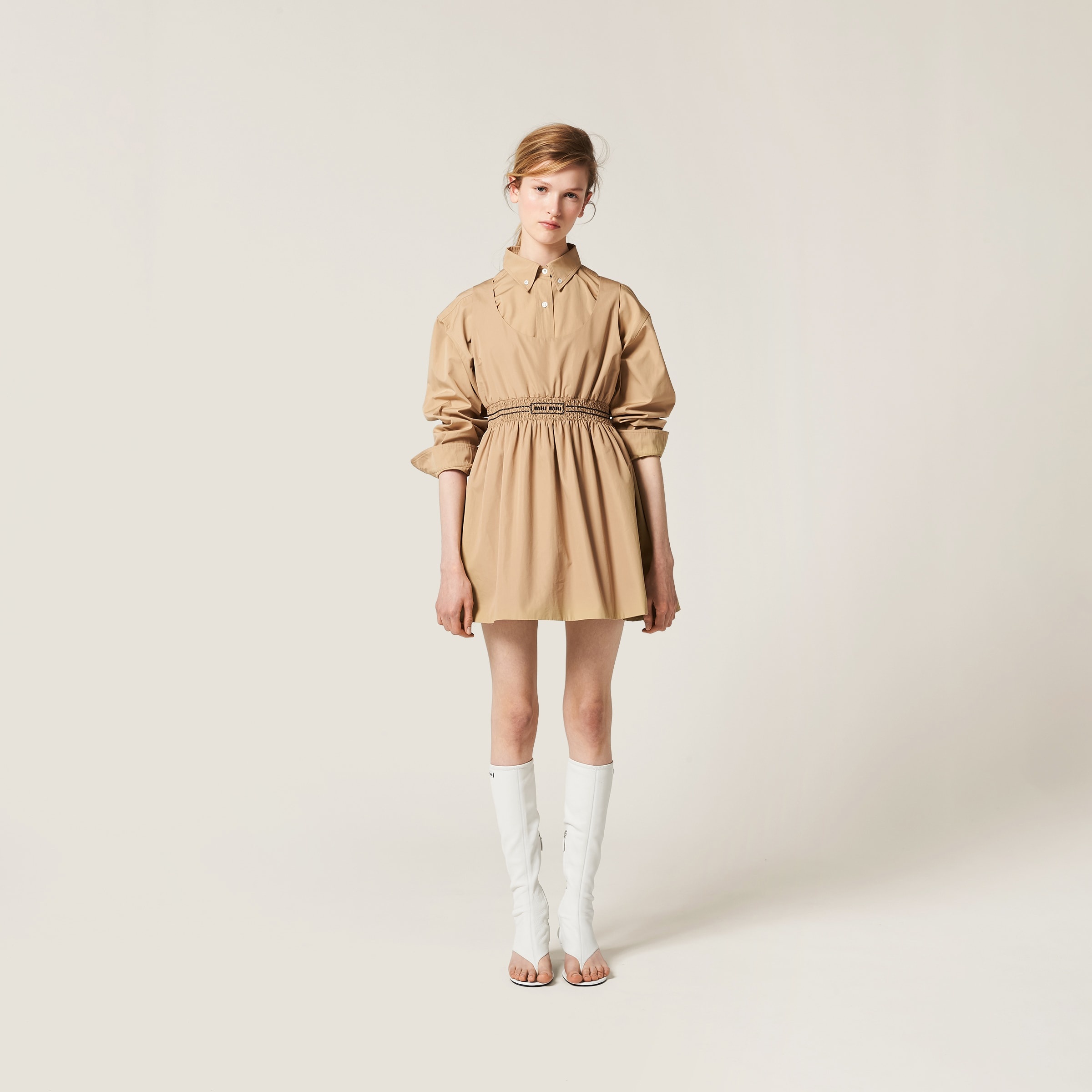 Poplin mini-dress - 2