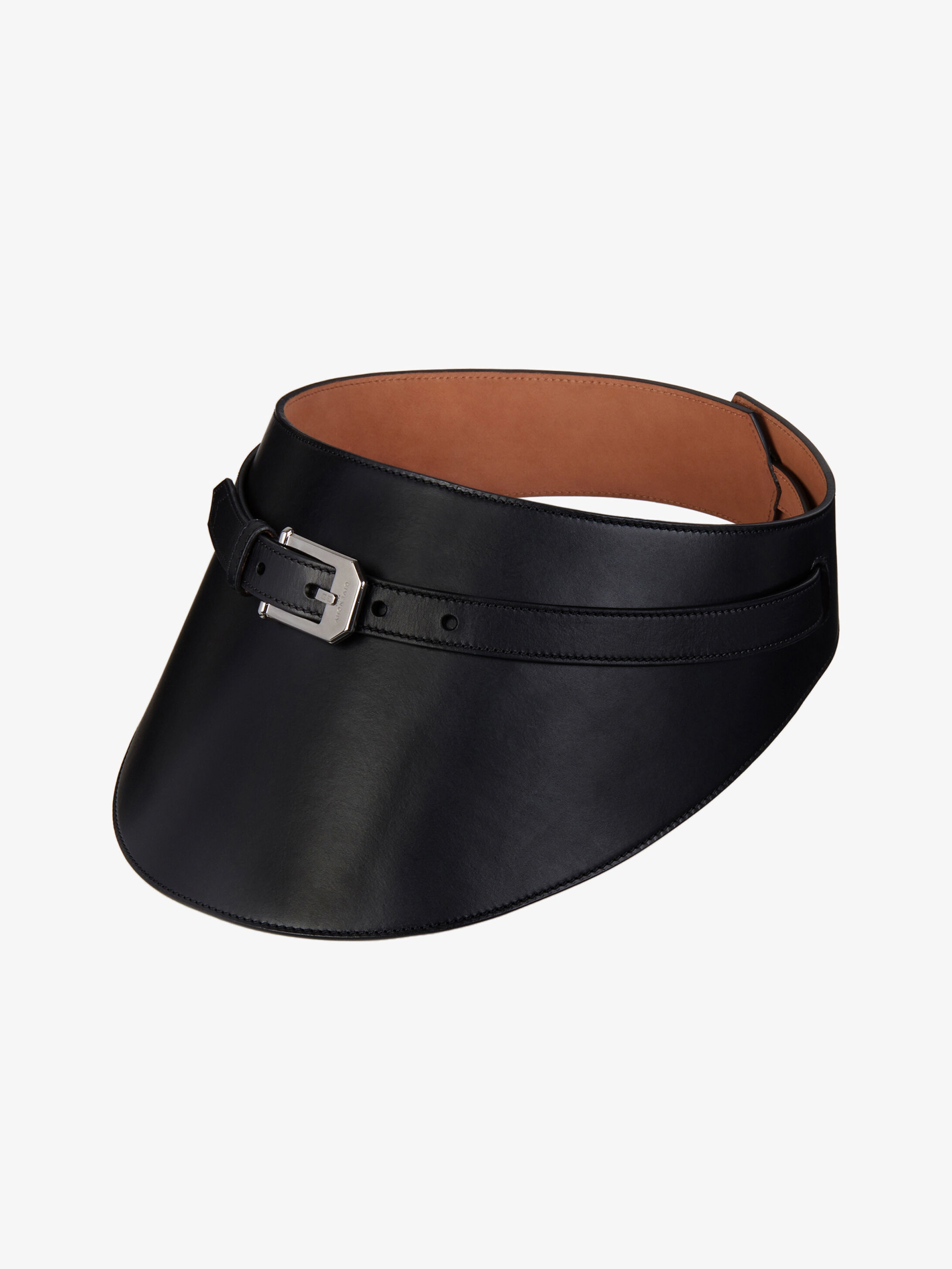 Wide belt in leather - 1