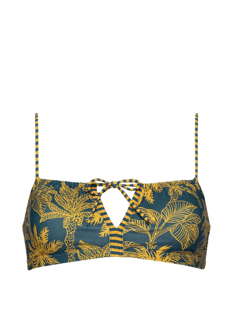 Rêve botanical-print bikini top 1
