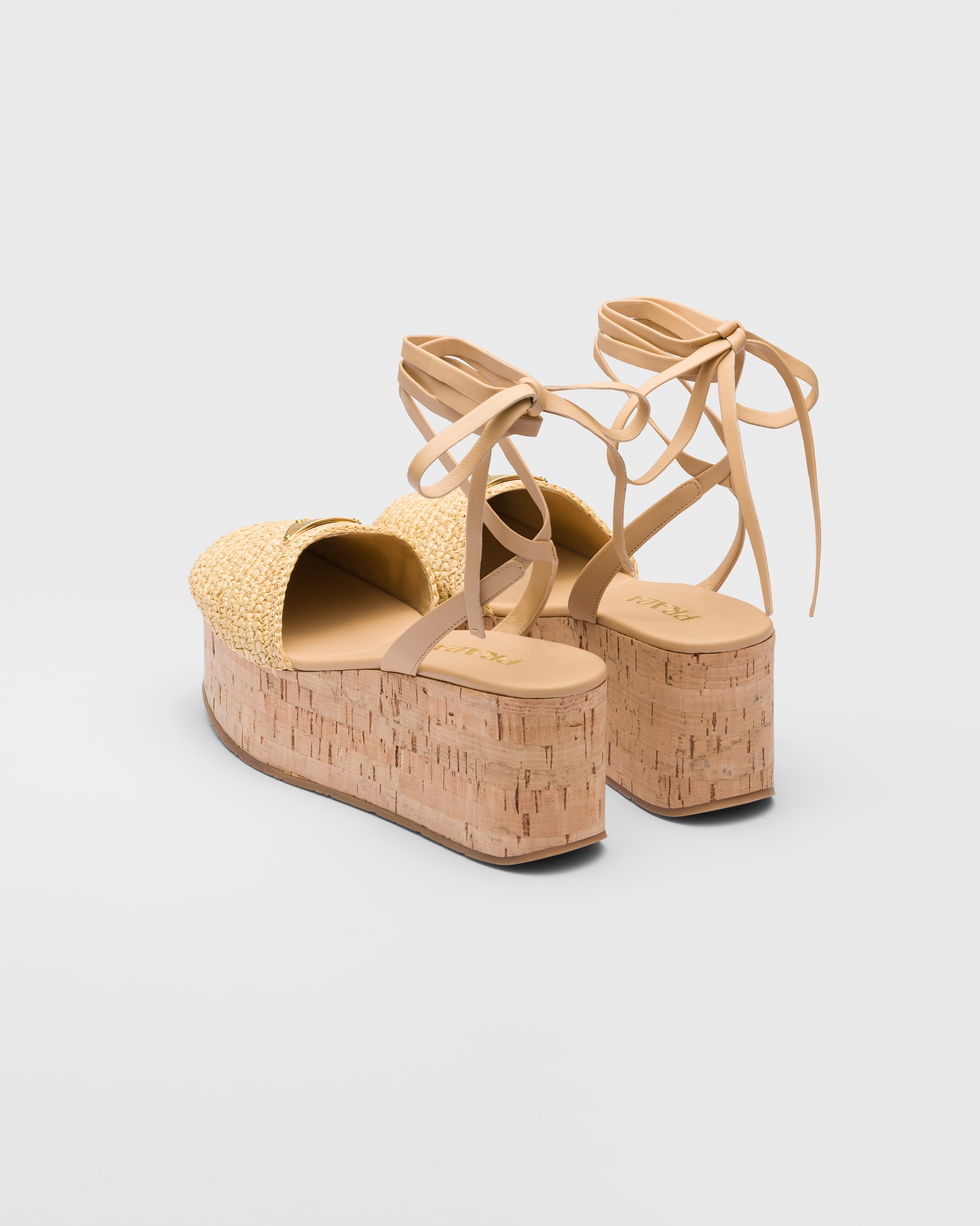 Crochet wedge sandals - 5