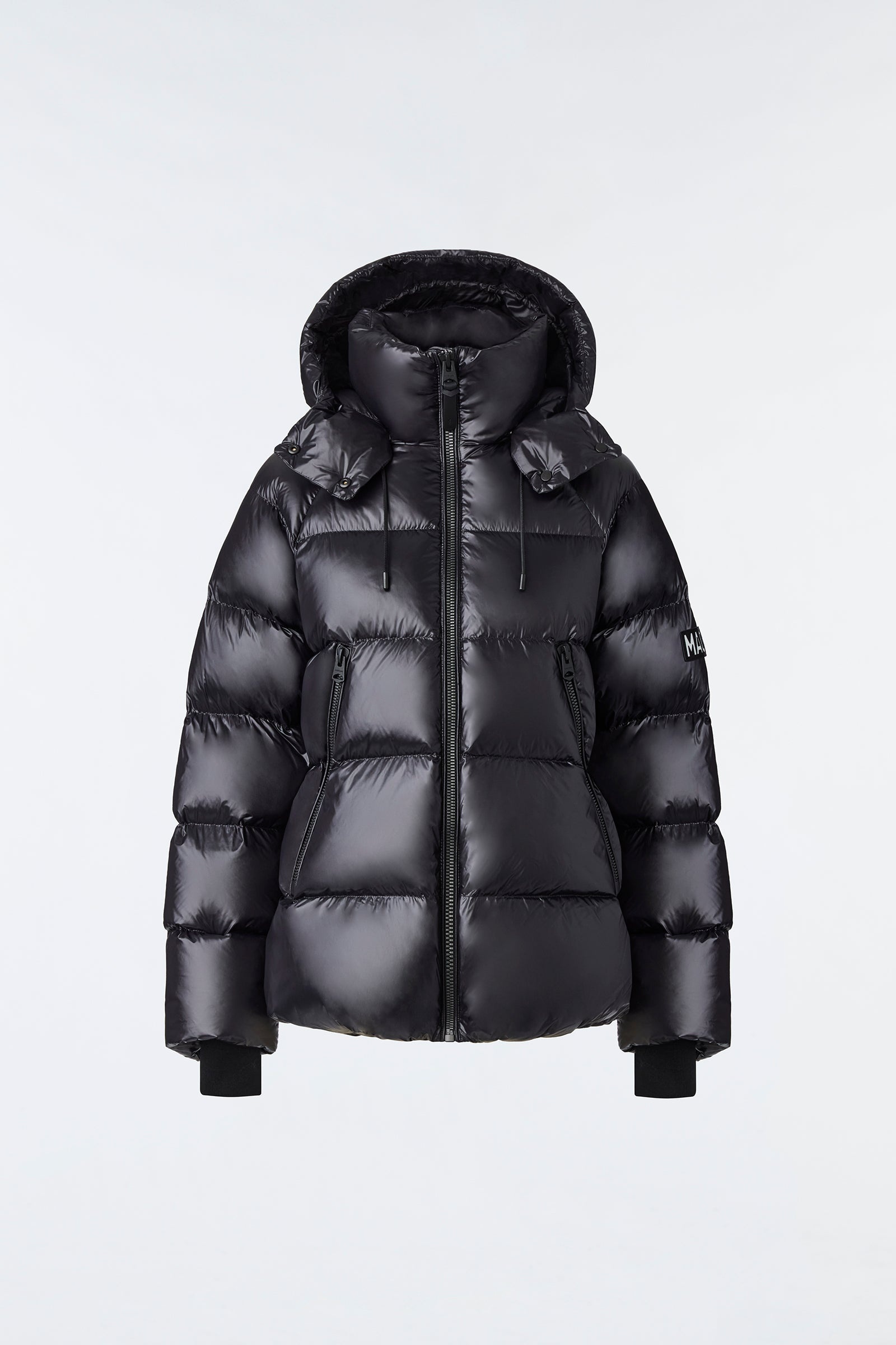 EDANA down puffer jacket with removable hood - 1