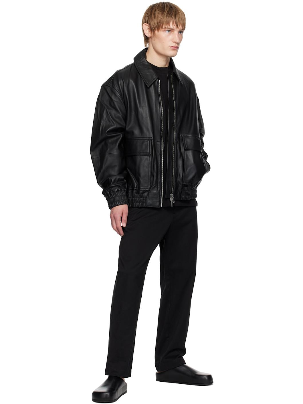 Black Wearing Slip-on Loafers - 5