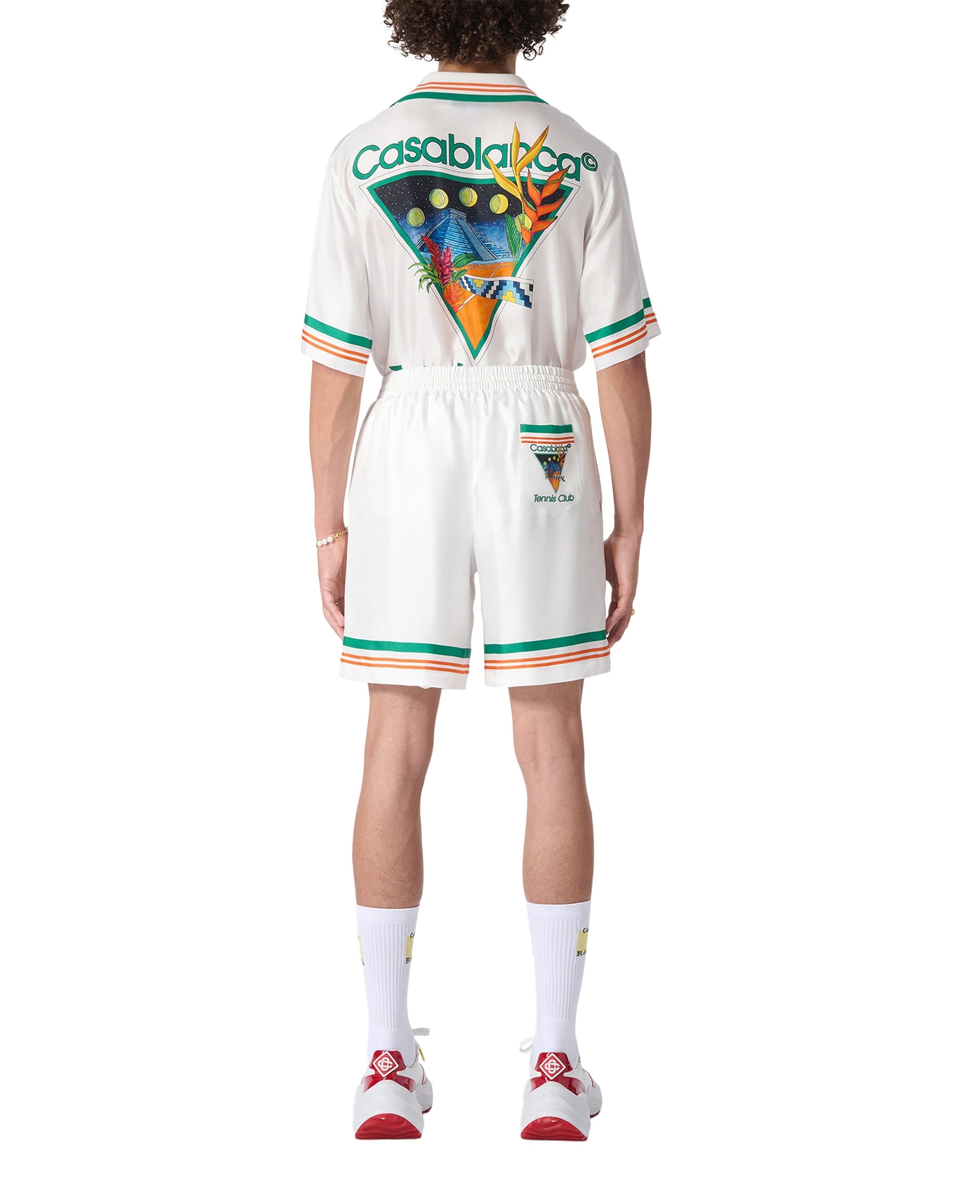 Tennis Club Icon Silk Shorts - 3
