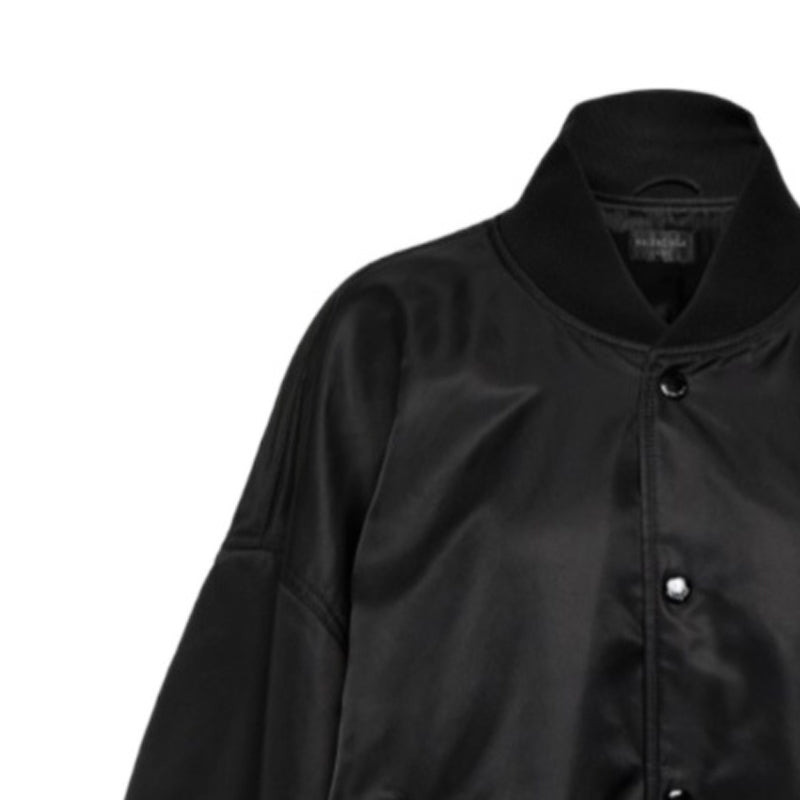 (WMNS) Balenciaga Paris Varsity Jacket 'Black' 768924TNO271000 - 5