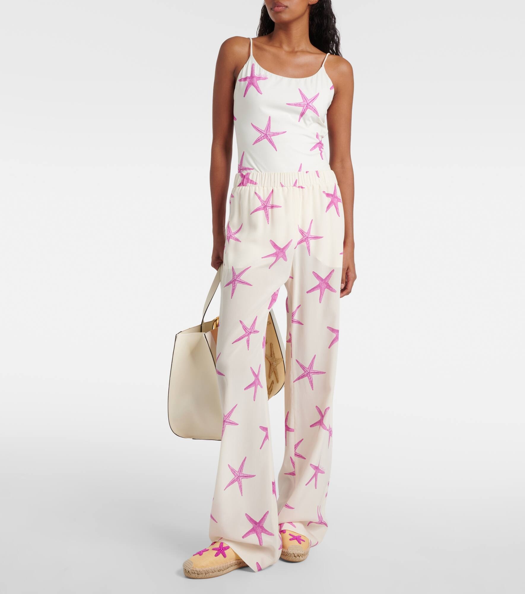 Starfish printed swimsuit - 6