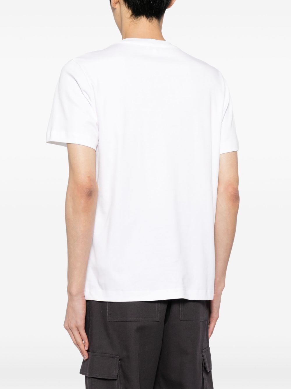logo-print cotton T-shirt - 4