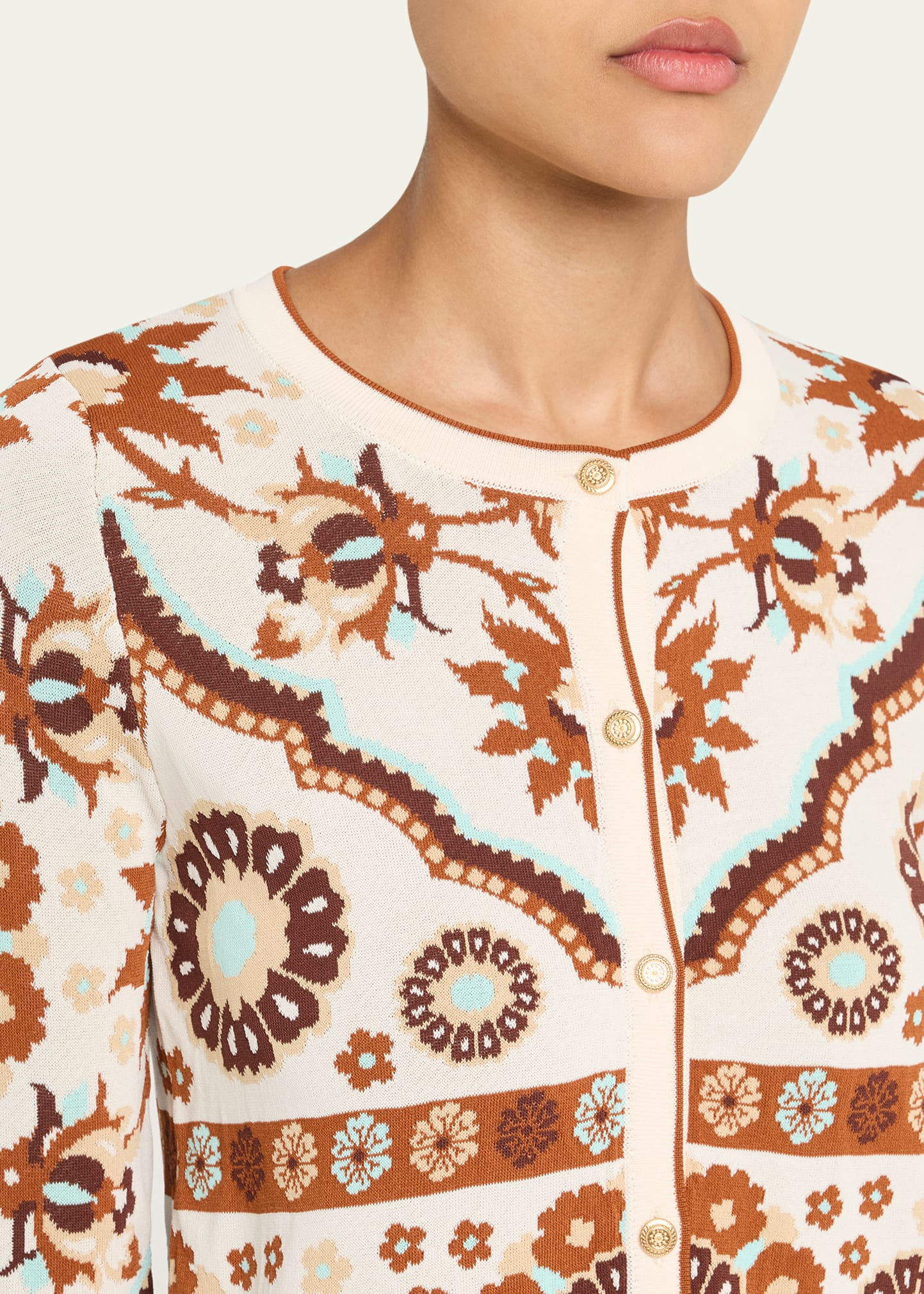 Ila Printed Knit Cardigan - 5