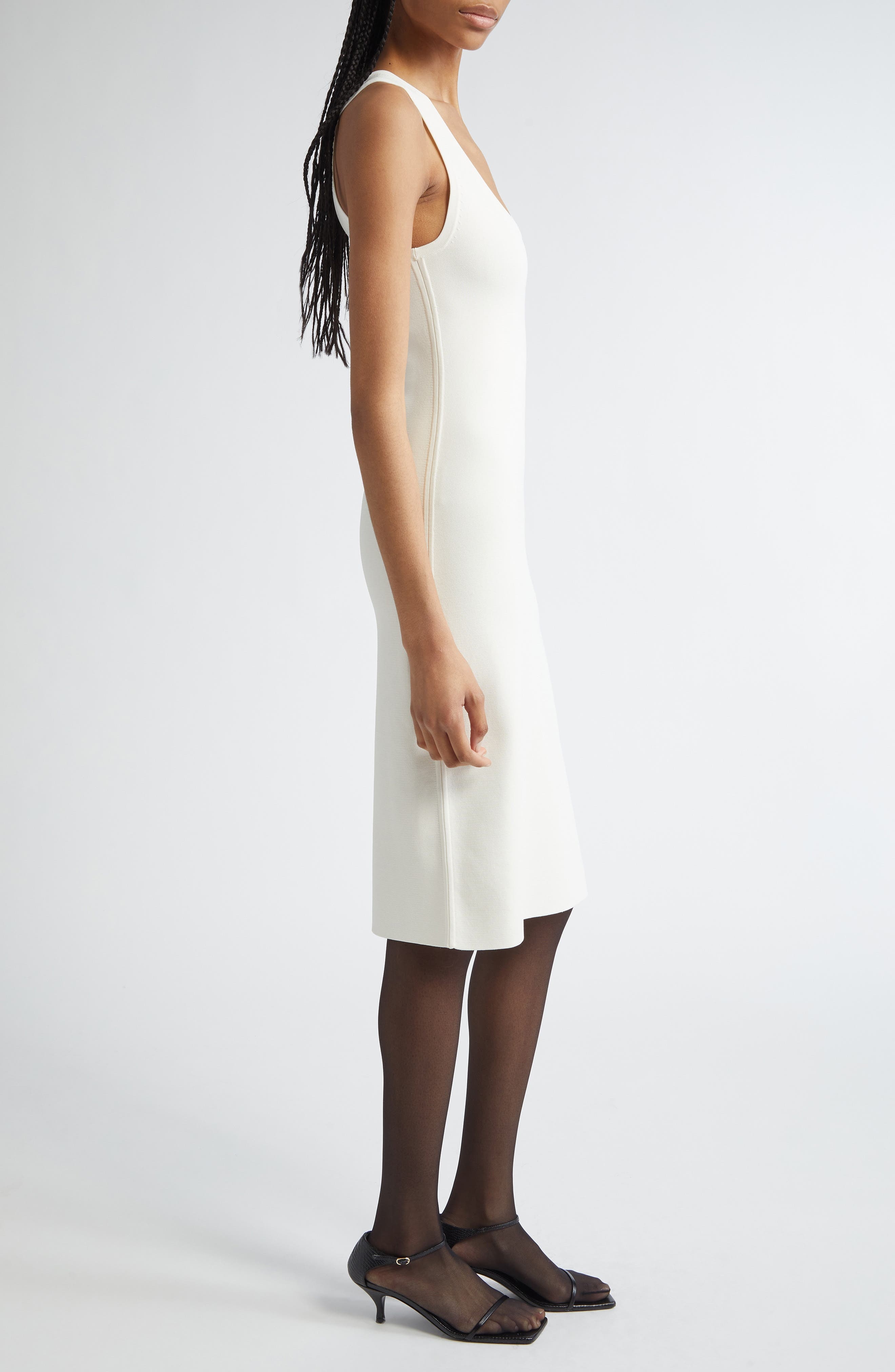 TOTEME Midi Tank Dress in White at Nordstrom - 3