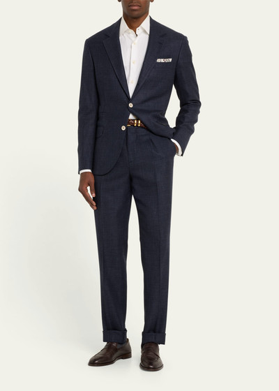 Brunello Cucinelli Men's Tonal Plaid Suit outlook