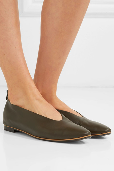 Bottega Veneta Leather ballet flats  outlook