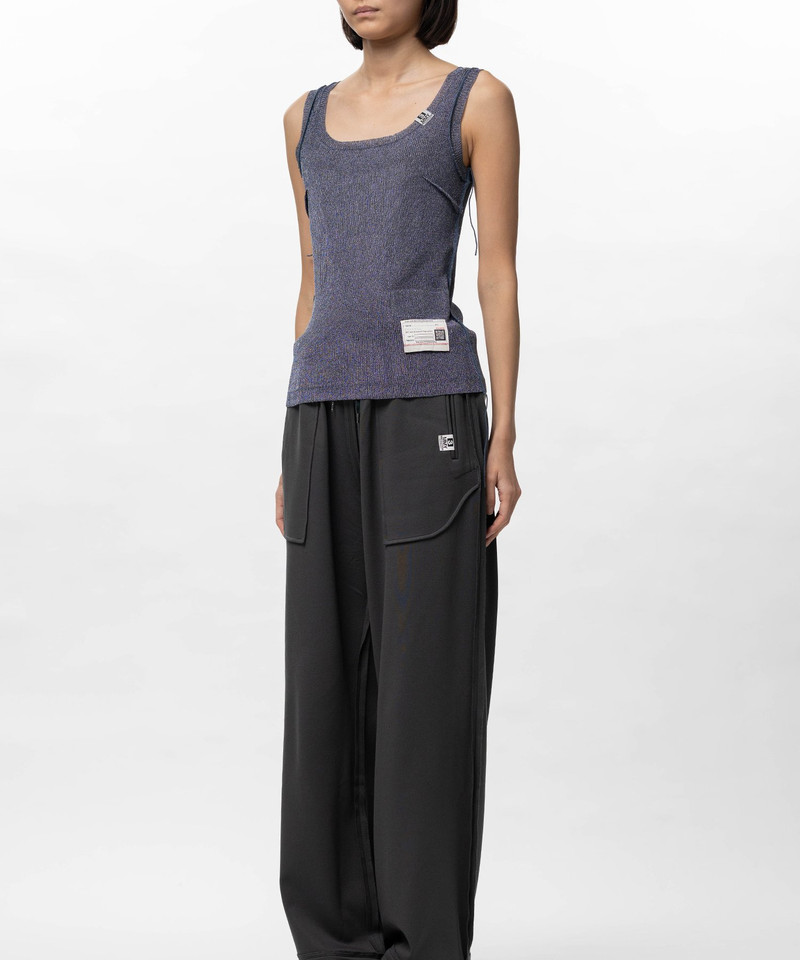 Inside-Out Glitter Knit Tank-top 14