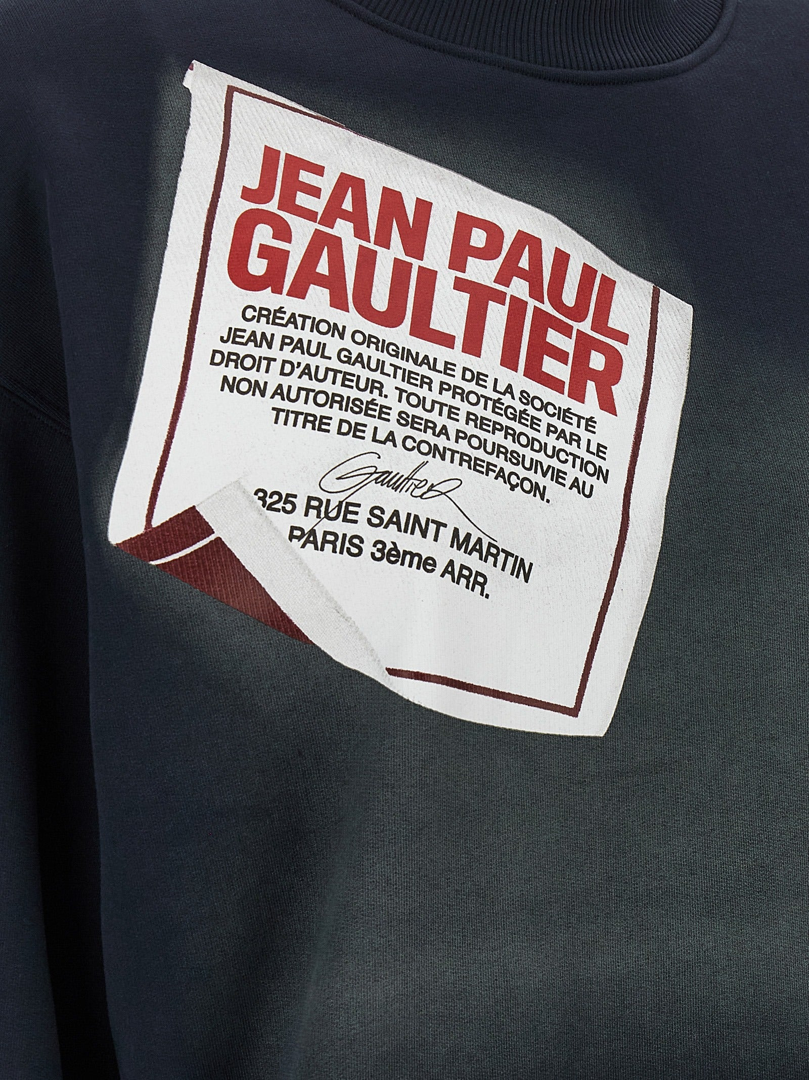 Jean Paul Gaultier Women 'The Blue Gaultier Label' Sweatshirt - 4