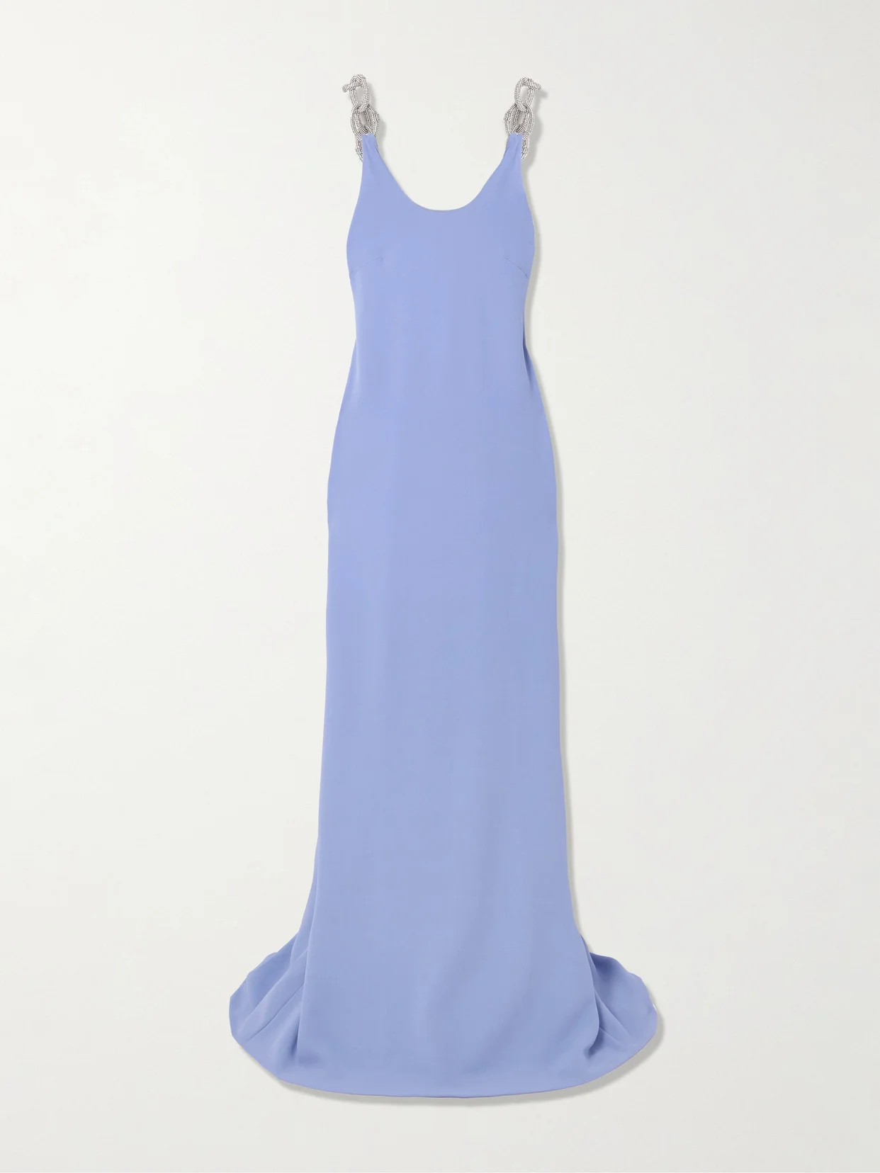 Crystal-embellished Crepe Gown - 1