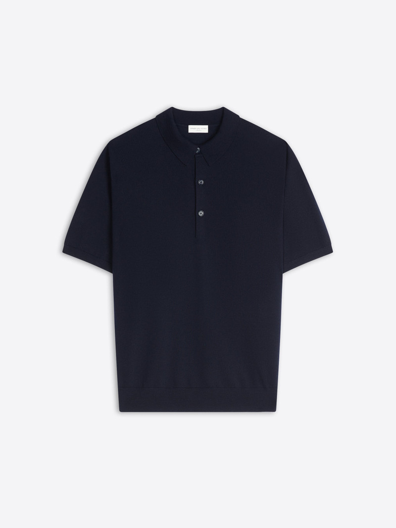 MERINO WOOL POLO SHIRT - 1