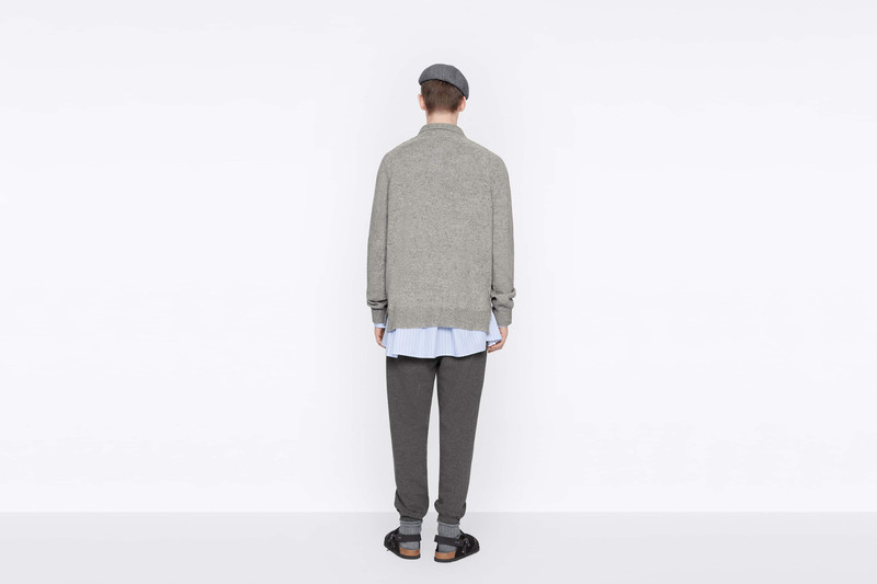 Oversized Long-Sleeved Polo Shirt 6