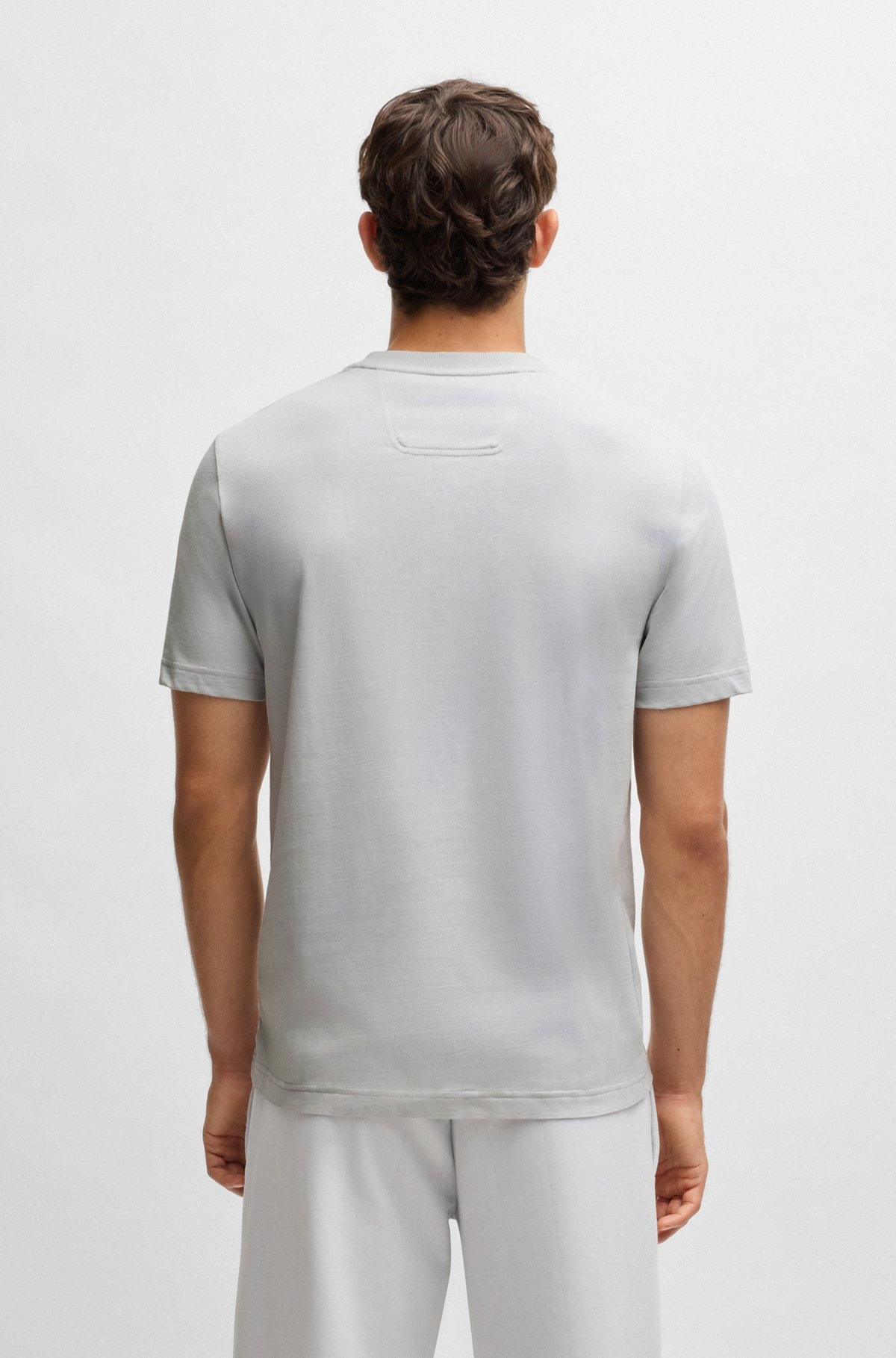 COTTON-JERSEY T-SHIRT WITH DOUBLE LOGO ARTWORK - 5