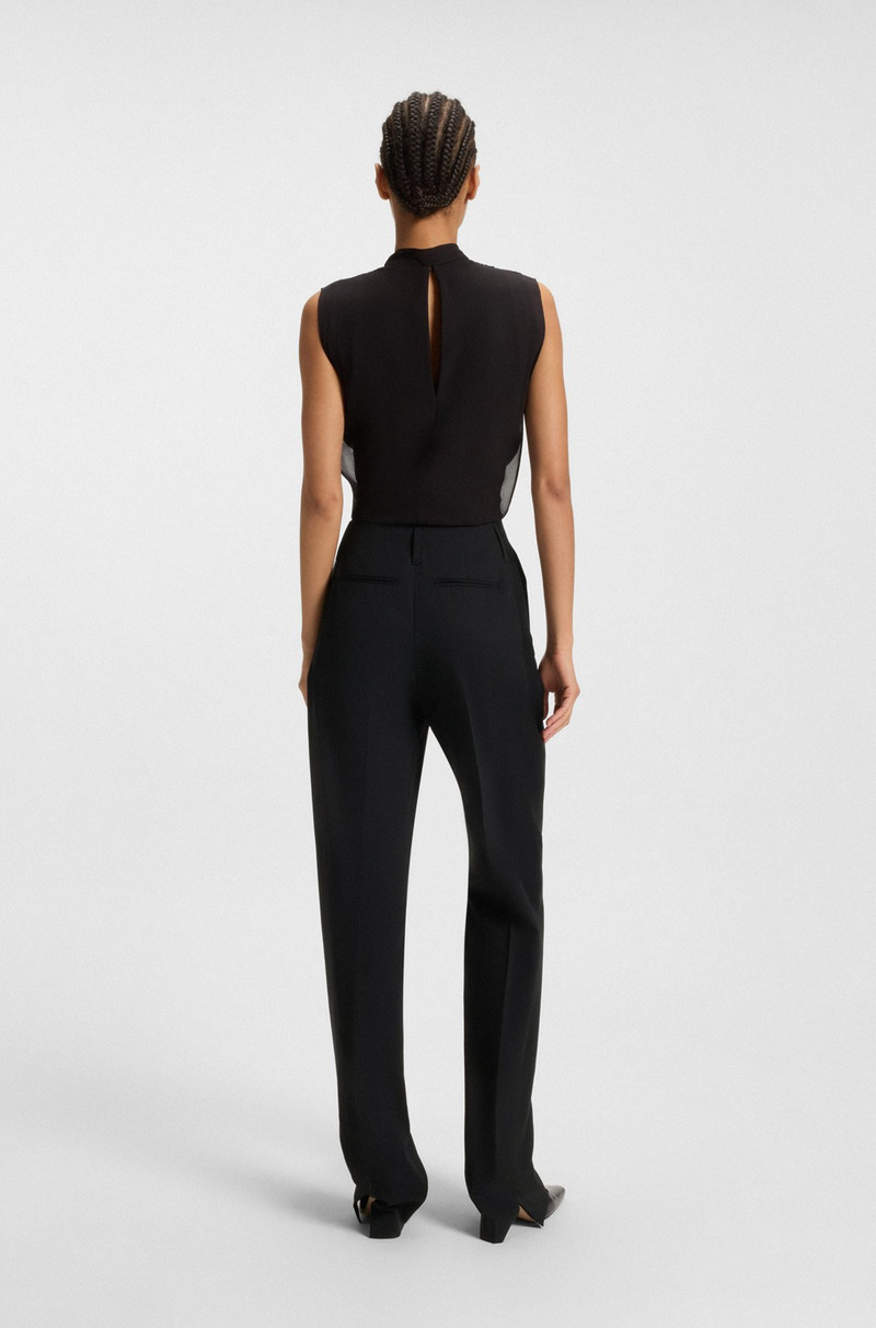 REGULAR-FIT TUXEDO TROUSERS IN VIRGIN-WOOL TWILL 4