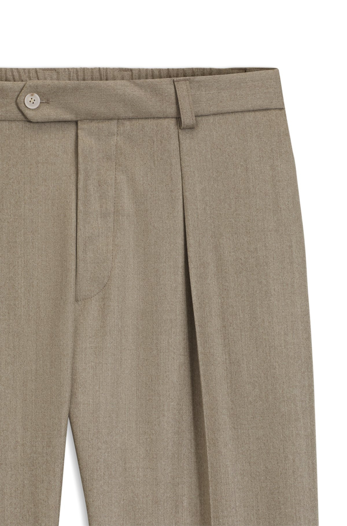 BECKHAM X BOSS RELAXED-FIT TROUSERS IN VIRGIN WOOL - 6