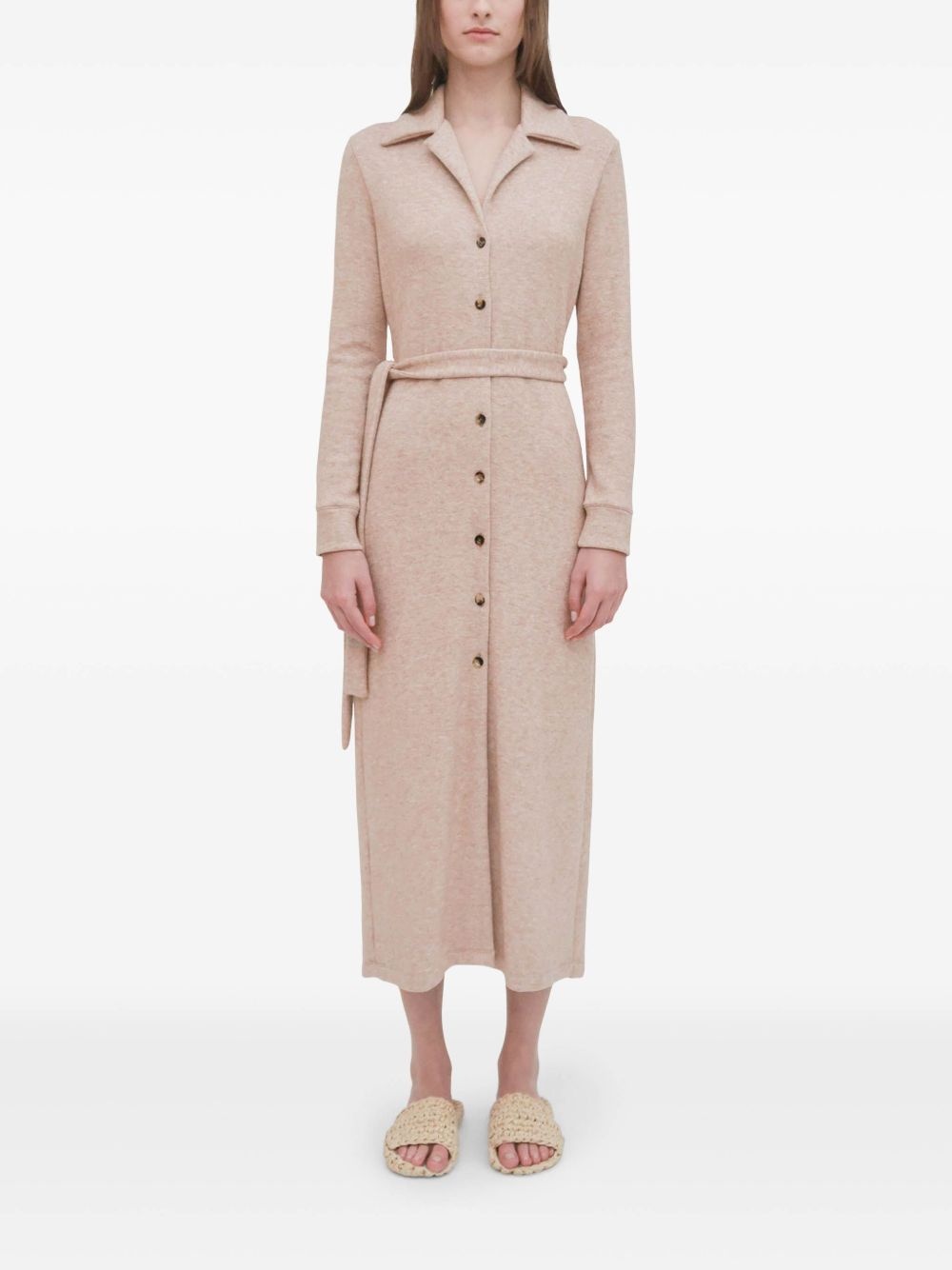 belted shirt dress - 3
