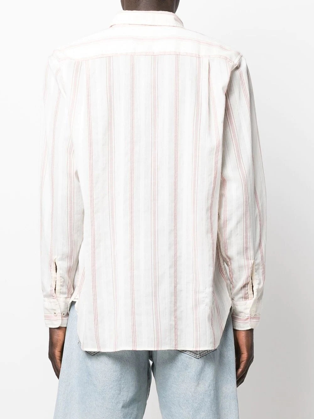 striped long-sleeve shirt - 4