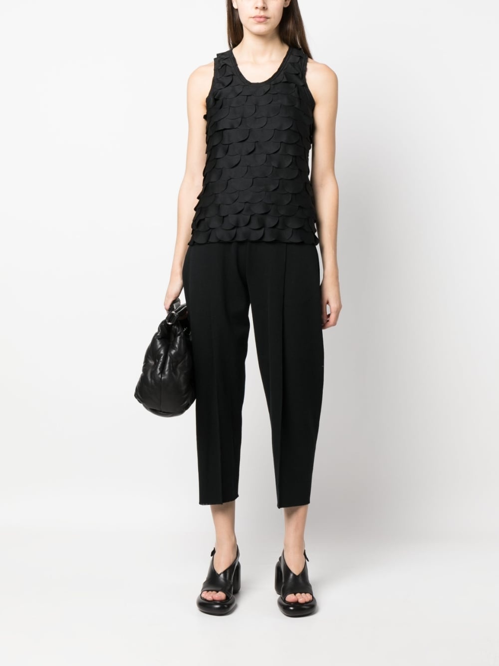 loose-fit knitted trousers - 2