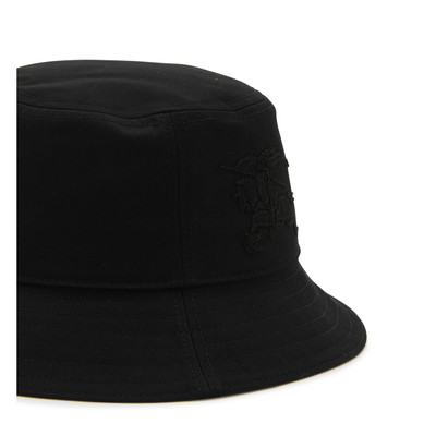Burberry black cotton blend bucket hat outlook