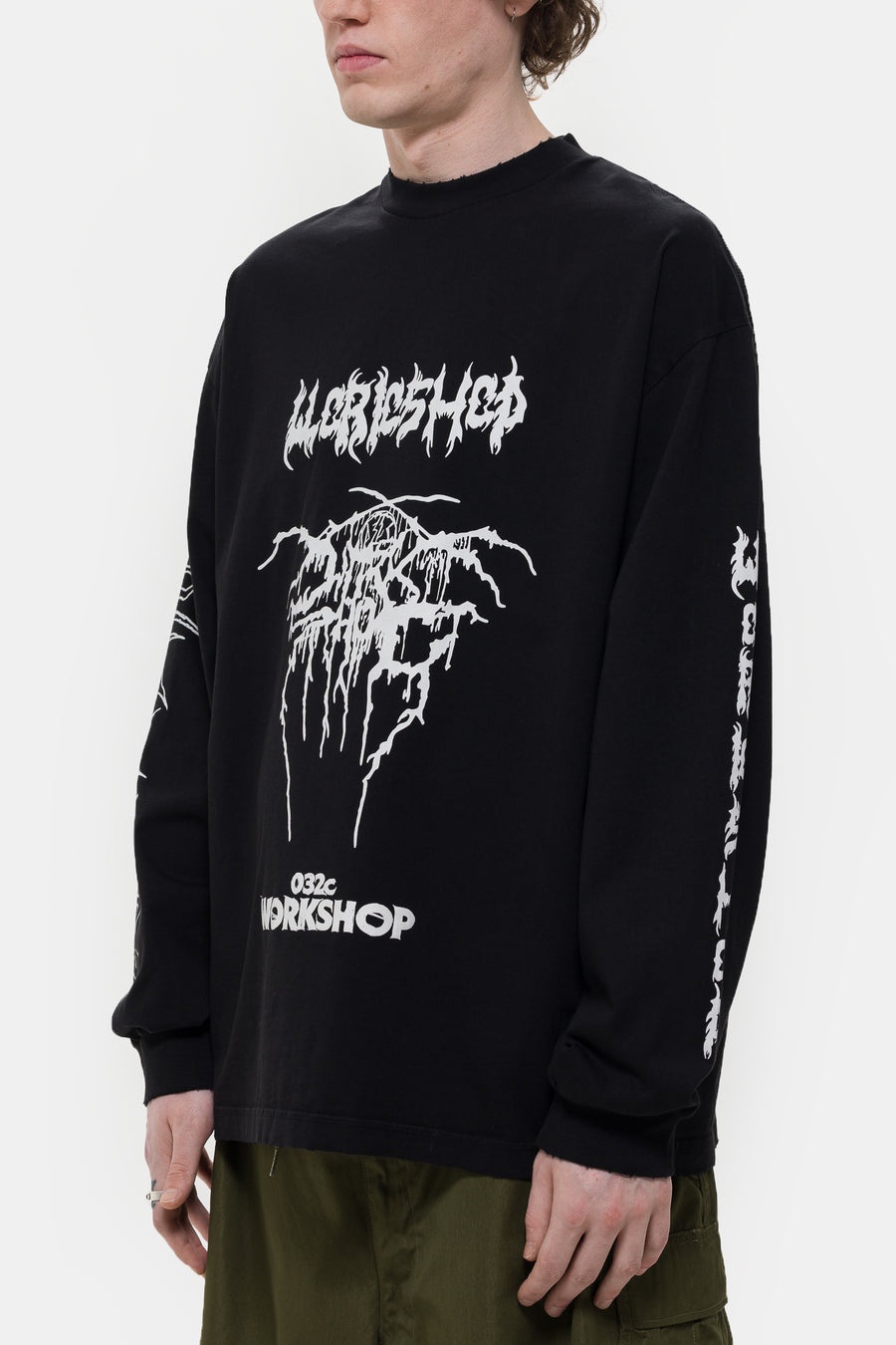 Armour Long Sleeve T-Shirt in Faded Black - 4