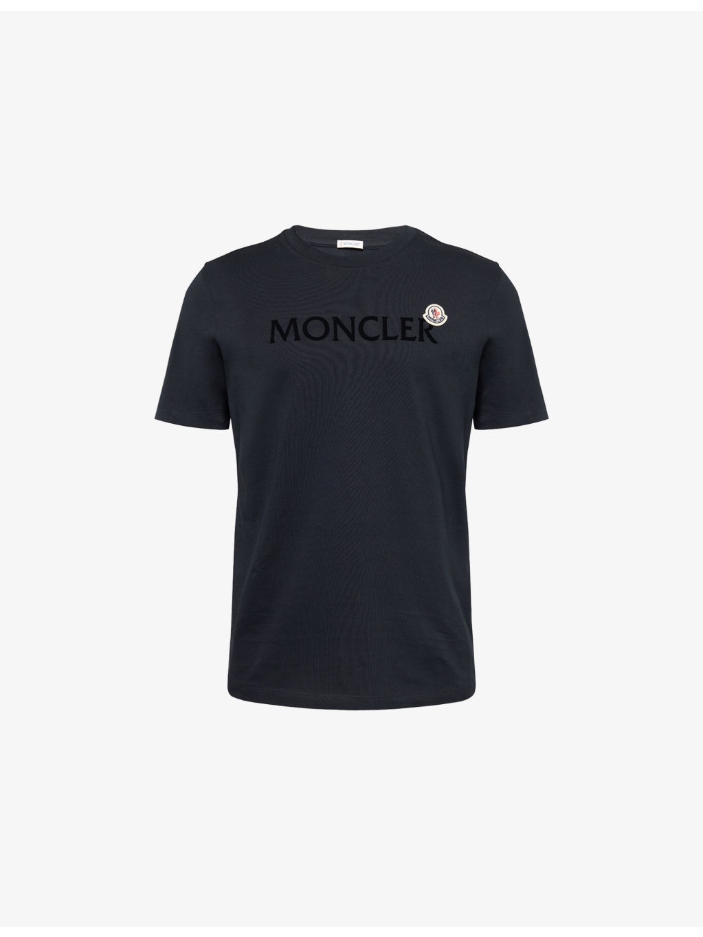 Flocked-Logo Badge Short-Sleeve Cotton-Jersey T-Shirt - 1