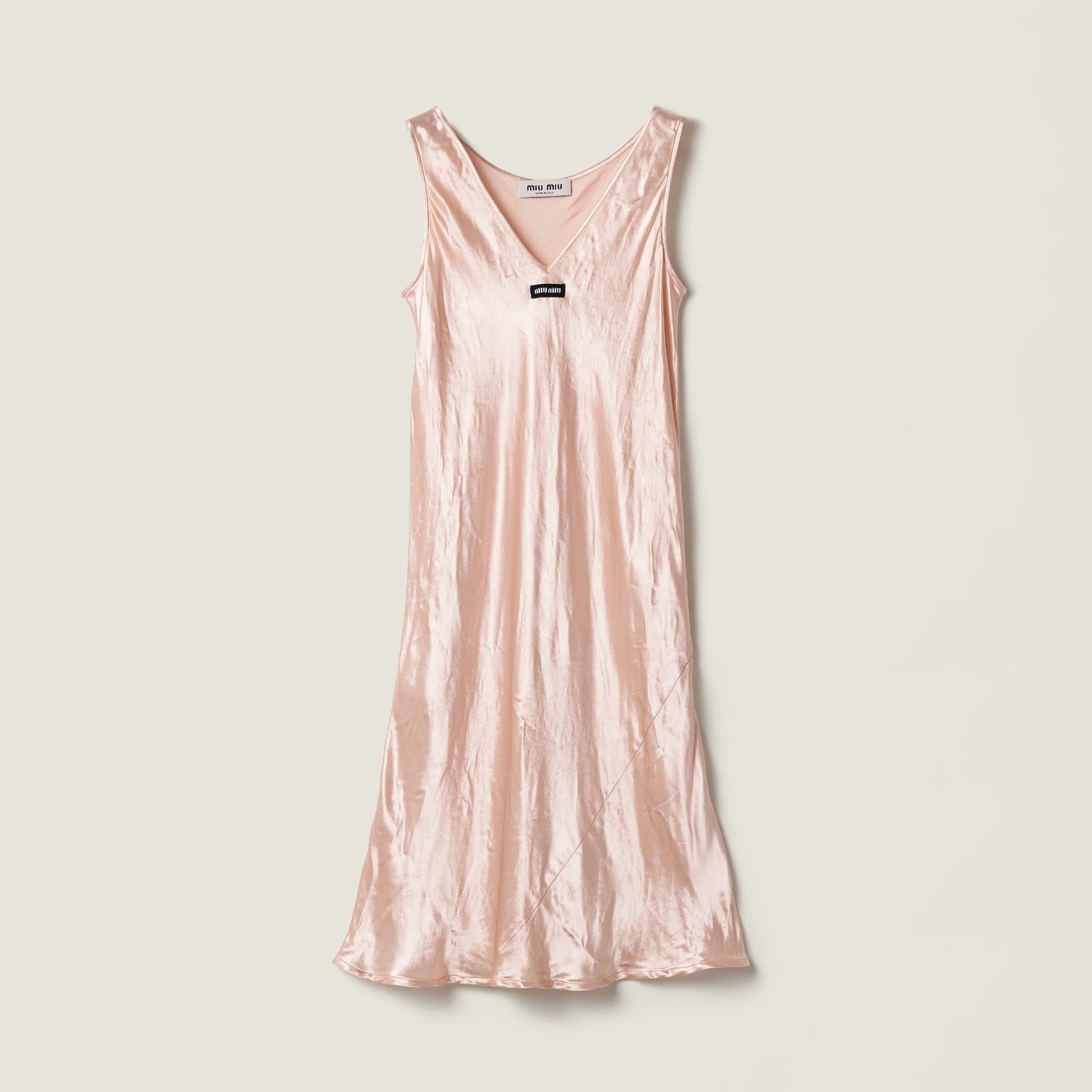 Satin midi-dress - 1