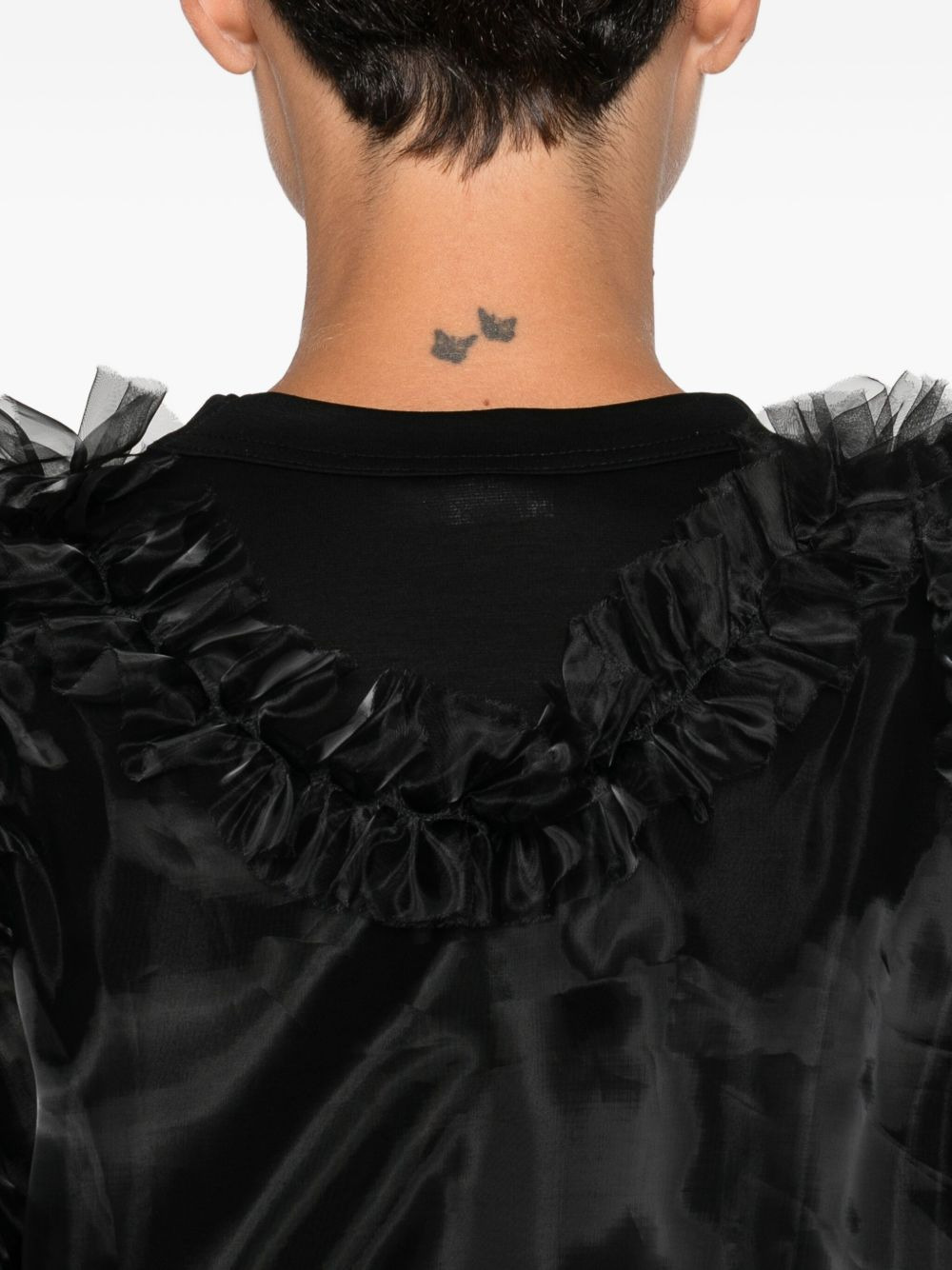 ruffled overlay top - 5