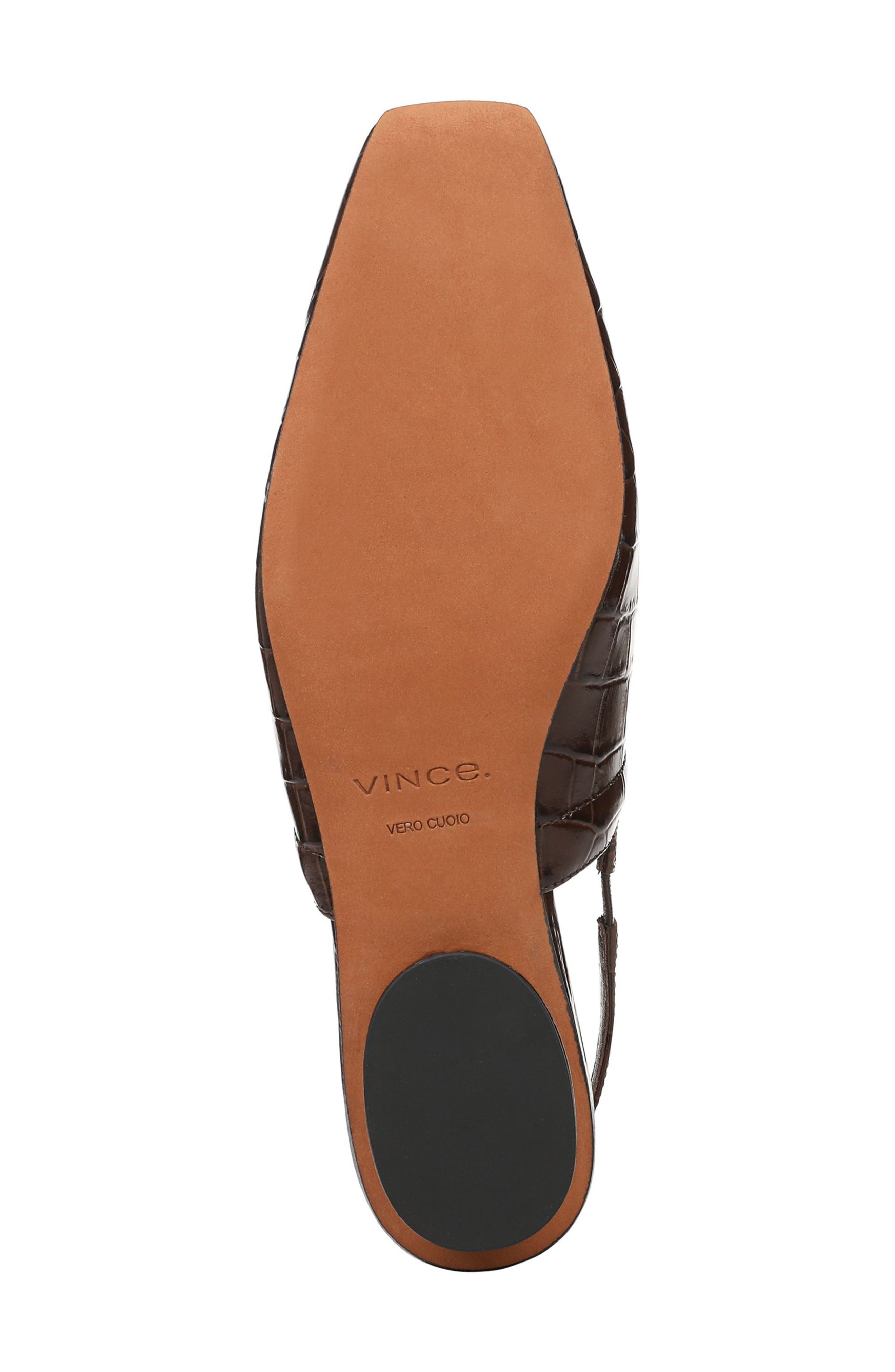Vince Venice Slingback Flat in Cacaobrown at Nordstrom - 6