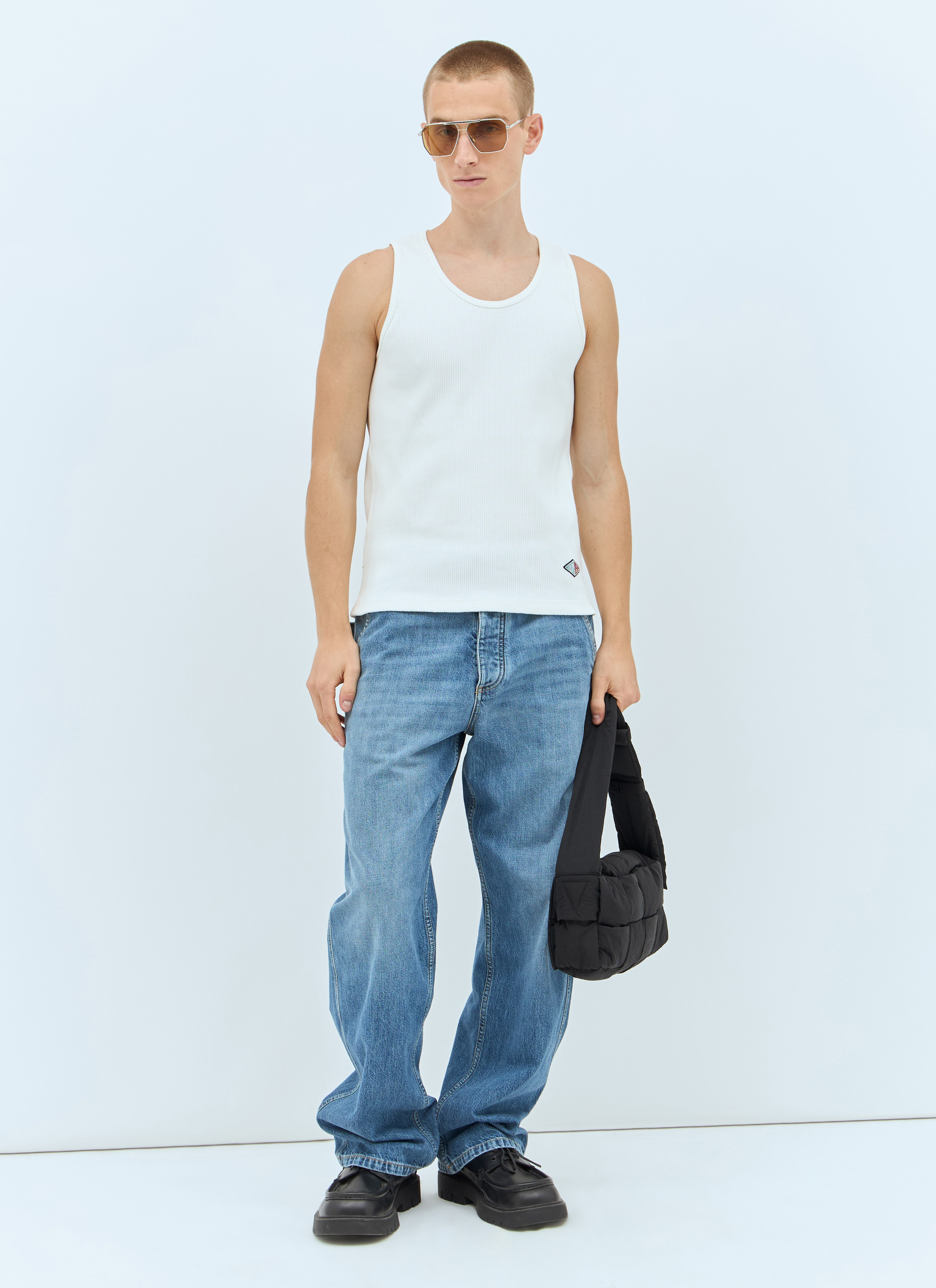 Rib Jersey Tank Top - 4