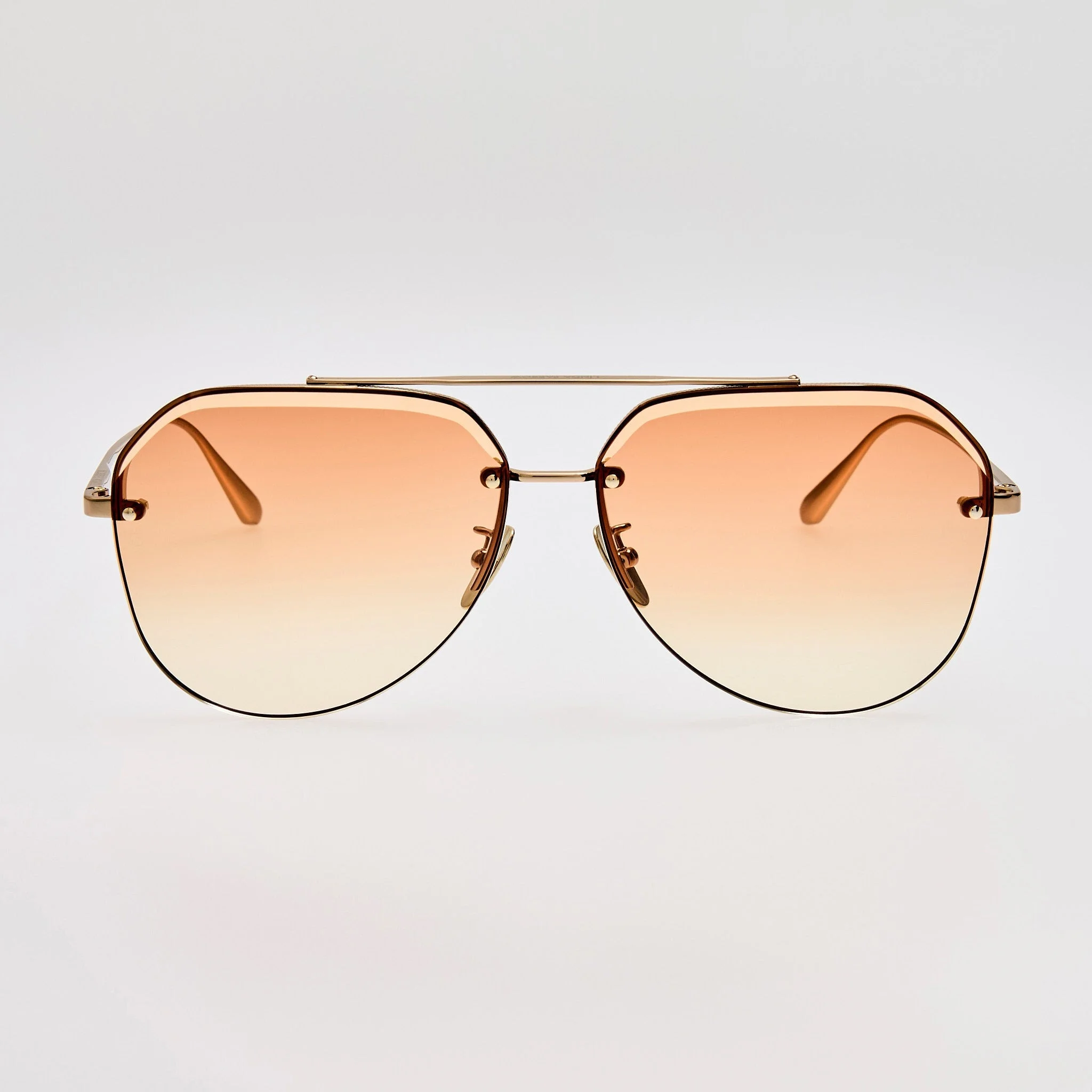 Quynh Sunglasses in Camel and Gold - 1