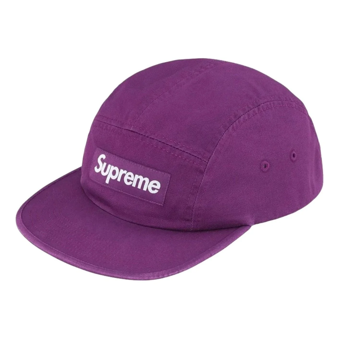 Supreme SS26 Washed Chino Twill Camp Cap 'Purple' SUP-SS26-1000-PUR - 1