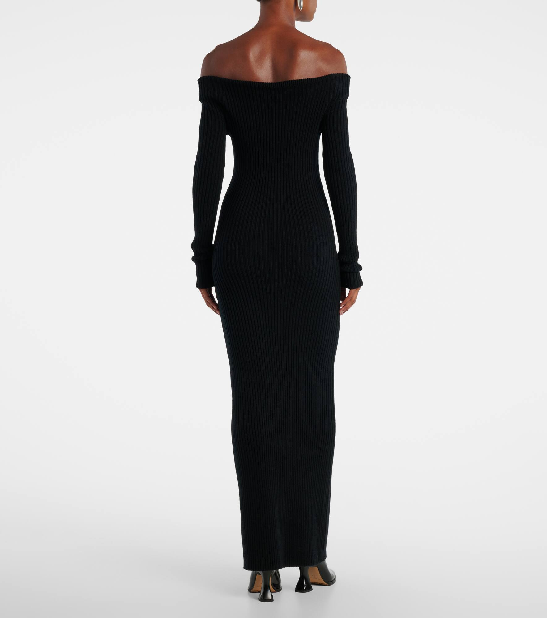 Wool and cashmere-blend maxi dress - 3