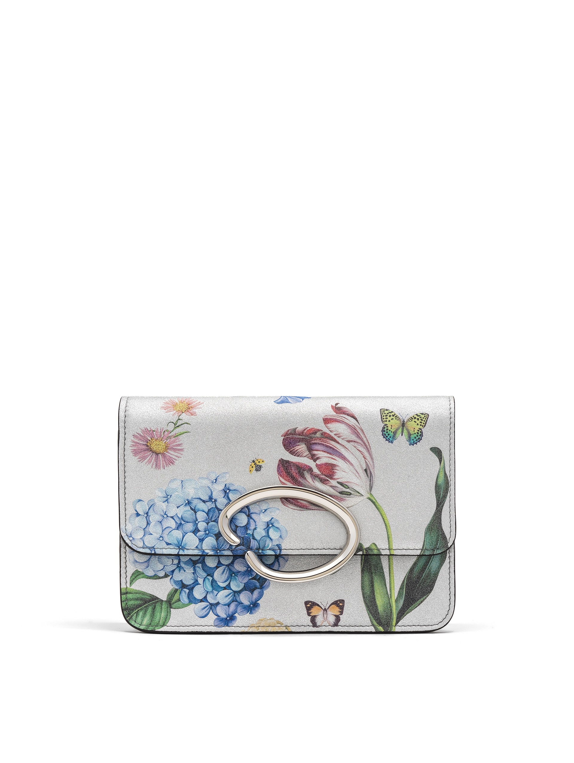 MULTI FLORAL PRINTED O POCHETTE - 4