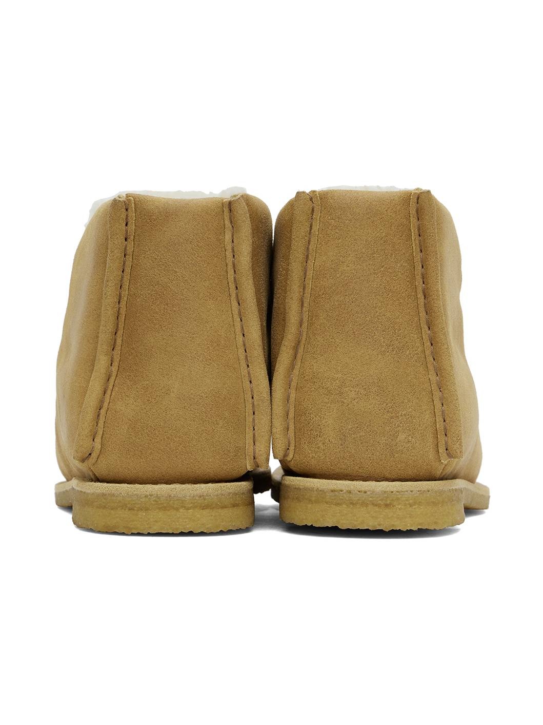 Beige Padded Boots - 2